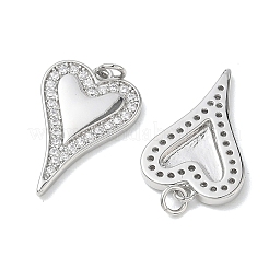 Pendentifs en laiton et zircon cubique transparent pour la Saint-Valentin de Shegrace&nbsp;XGRQ3K656-561P