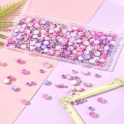 244шт наборы имитации акриловых бусин OACR-FS0004-07B