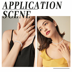 2 нитка натурального культивированного пресноводного жемчуга класса B PEAR-BBC0001-06