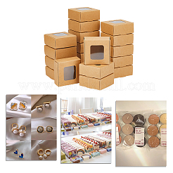 Ящик для хранения конфет из крафт-бумаги CON-WH0084-90A