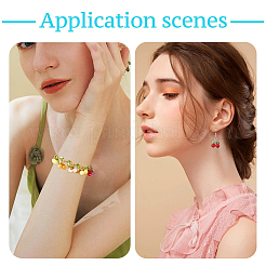 120шт 3 цвета акриловые подвески&nbsp;OACR-SC0002-58