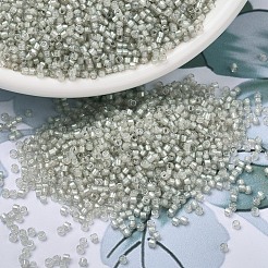 MIYUKIデリカビーズ  シリンダー  日本製シードビーズ  11/0  （db1711)パールライニンググレーミストab  1.3x1.6mm  穴：0.8mm  約2000PCS /ボトル  10 G /ボトル&nbsp;SEED-JP0008-DB1711