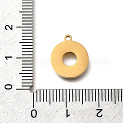 Плоские кольца-подвески из нержавеющей стали 304 с римскими цифрами STAS-Q348-22G