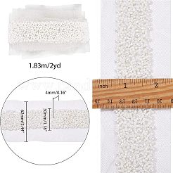 Ткань с лентой из стекляруса OCOR-WH0067-22