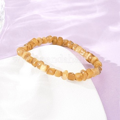 Stretcharmbänder aus natürlichem Bernstein für Damen und Herren&nbsp;BJEW-D462-03