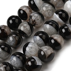 Природный агат бисер нитей&nbsp;G-F820-K06-16mm-01D