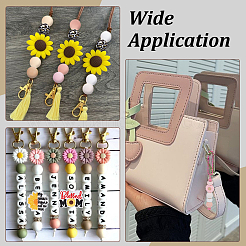 94 шт. 12 стильных экологически чистых силиконовых бусины для пищевых продуктов&nbsp;SIL-SC0002-73