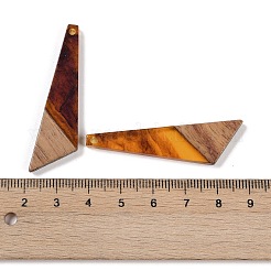 Подвески из смолы и дерева&nbsp;WOOD-F015-15G