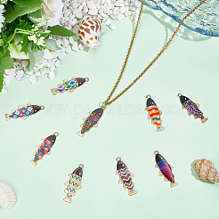 72шт 9 цвета сплава эмалевые подвески&nbsp;FIND-ME0001-93