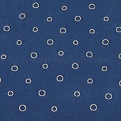 60 шт. 2 стиля 925 открытых соединительных кольца из стерлингового серебра&nbsp;STER-BBC0006-21