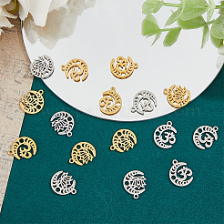 16 шт. 4 стиля подвески из нержавеющей стали 304&nbsp;STAS-DC0016-67