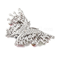 Красочная брошь из сплава бабочки со стразами&nbsp;LS-JEWB-R025-05