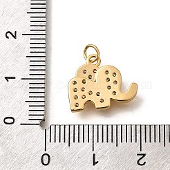 Латунные микро проложить кубического циркония подвески&nbsp;KK-K294-12G