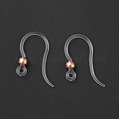 Ganci per orecchini in resina trasparente&nbsp;LS-RESI-G050-01RG