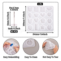 1шт diy силиконовые Молды&nbsp;AJEW-TA0001-95