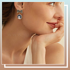 8 шт. фурнитура для сережек-гвоздиков из нержавеющей стали 304&nbsp;EJEW-BBC0001-87