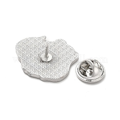 Эмалированная булавка с латунными защелками-бабочками&nbsp;JEWB-A006-05C