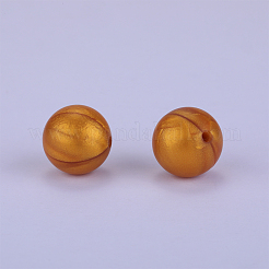 Perles focales rondes en silicone&nbsp;SI-JX0046A-13