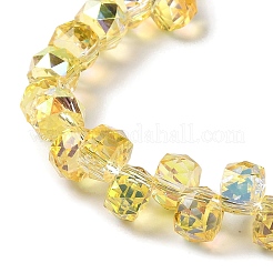 Полупозолоченные нити гальванических бусин EGLA-H104-09A-HP01