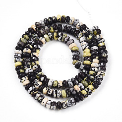 Бусы из натуральной желтой бирюзы (яшмы) G-T140-82