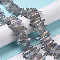 Brins de perles de cristal de quartz naturel&nbsp;G-K181-B21