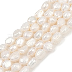 Fili di perle di perle d'acqua dolce coltivate naturali&nbsp;PEAR-P064-20J-03A