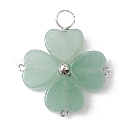 Подвески из трилистника из натуральных и синтетических драгоценных камней&nbsp;PALLOY-JF02229-02