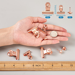 Железные зажимы и булавки с круглой головкой AJEW-TA0001-14RG