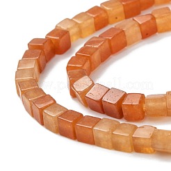 Натуральный красный авантюрин бисер нитей G-F631-K15