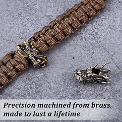 2шт 2 цвета латунные подвески&nbsp;KK-OC0001-58