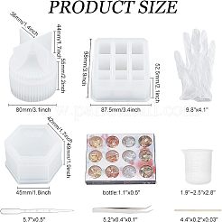 Наборы для самостоятельного изготовления косметических коробок из эпоксидной смолы DIY-OC0003-69