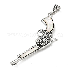 Coquillage blanc naturel gross pendentifs&nbsp;SH-K001-02A