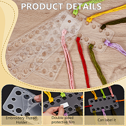 4 Stück 4 Stile Acrylgarn-Wickelplatte&nbsp;DIY-BC0013-91