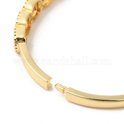 Разноцветный квадратный браслет из циркония с квадратным шарниром BJEW-L681-004G