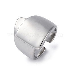 Регулируемые манжетные кольца из нержавеющей стали 304&nbsp;RJEW-Q020-13P