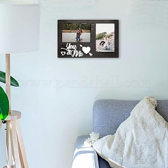 Двойные фоторамки из мдф AJEW-WH0424-007