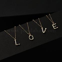 26pcs a ~ z ожерелья с алфавитом делая наборы&nbsp;DIY-YW0002-29G