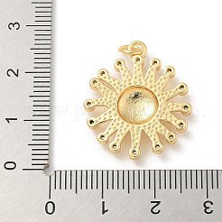 Латунные микро проложить кубического циркония подвески KK-U044-04G