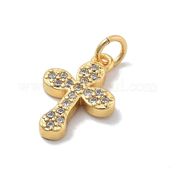 Ottone micro spianare pendenti zirconi&nbsp;KK-M305-01G-02
