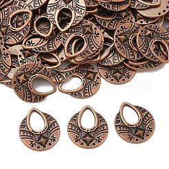 Enlaces de estilo tibetano&nbsp;TIBEP-EA456YKG-R-FF