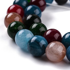 Perles de jade blanc naturel&nbsp;X-G-G766-C-05