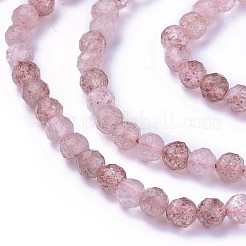 Fragola naturale perle di quarzo fili&nbsp;G-F619-16A-4mm