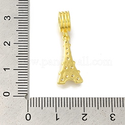 Стеллажное покрытие латунь проложить прозрачный кубический цирконий европейские подвески с подвесками KK-H485-24G