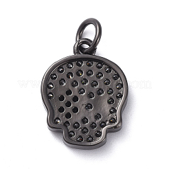 Латунные микро проложить кубического циркония подвески&nbsp;ZIRC-G160-36