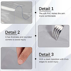 Прозрачные салфетки из пвх AJEW-WH20072-18A