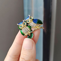 Эмалевые булавки в виде совы PW-WG57419-01