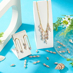 12 pendentif en perles de riz de culture d'eau douce naturelles&nbsp;PALLOY-TA00378