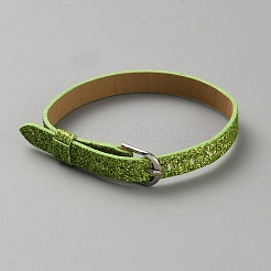 Bracelet en cuir pu vierge avec fermoirs en alliage&nbsp;X1-AJEW-TAC0041-01B-15