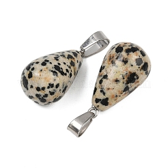 Природные яшмы далматин подвески&nbsp;G-S364-072P-02