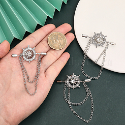 4 шт. хрустальный шлем со стразами и цепочками JEWB-CA0001-38P